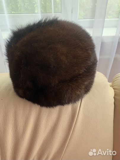 Шапка норковая женская