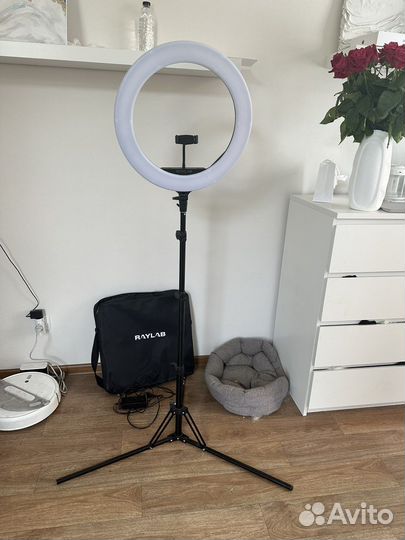 Кольцевая лампа 45 см Raylan Rl-0518 с пультом