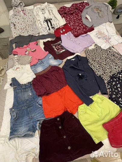 Пакет вещей на девочку 122-128-134