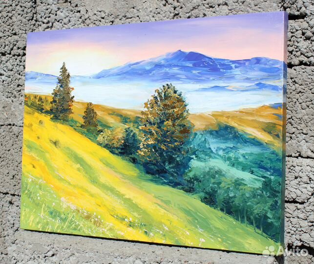 Картина маслом пейзаж 