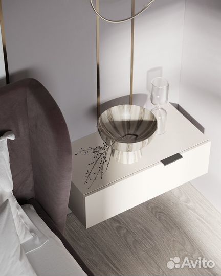 Тумба подвесная Loft Luce прикроватная