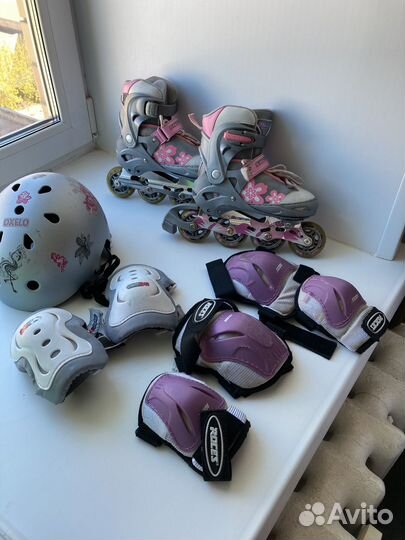 Ролики для девочки skystar 34-37