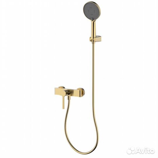 Смеситель для душа aquame Asti шлифованное золото AQM6413BG