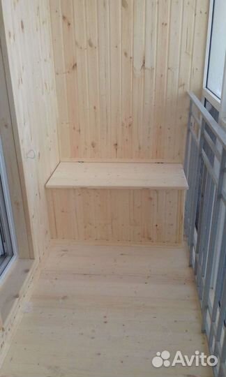 Отделка балконов,бань