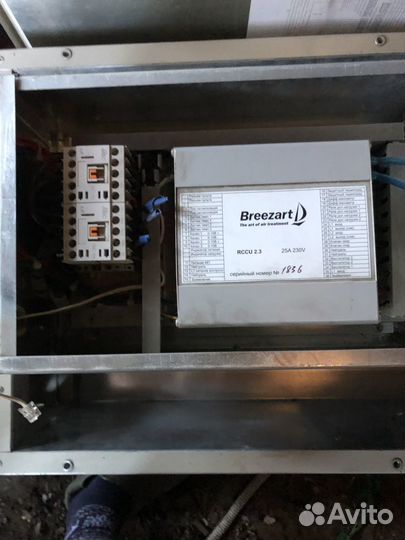 Бризарт 1000 приточная установка с электрическим