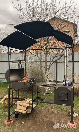 Мангал беседка