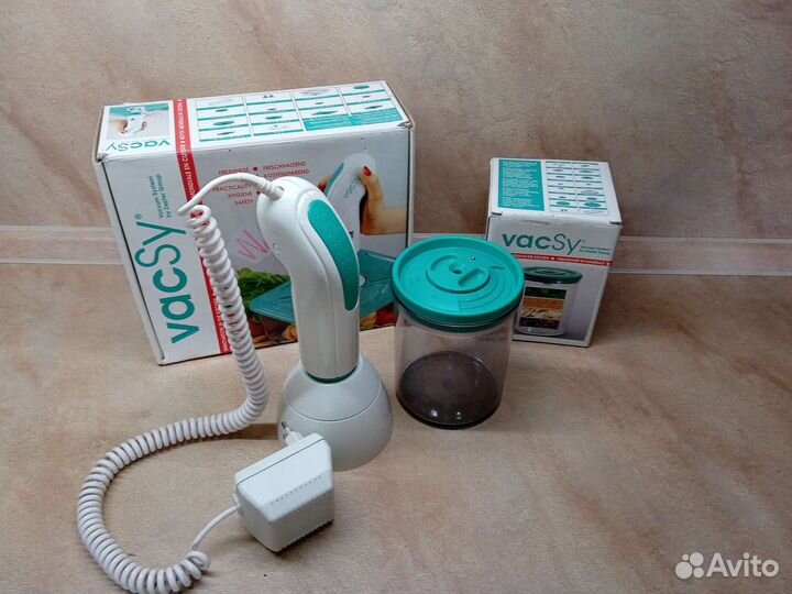 Zepter вакуумный насос, контейнер VacSy