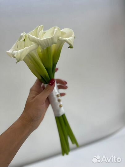 Свадебный букет с каллами