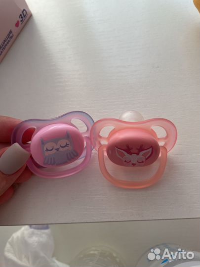 Соска пустышка avent 0 6
