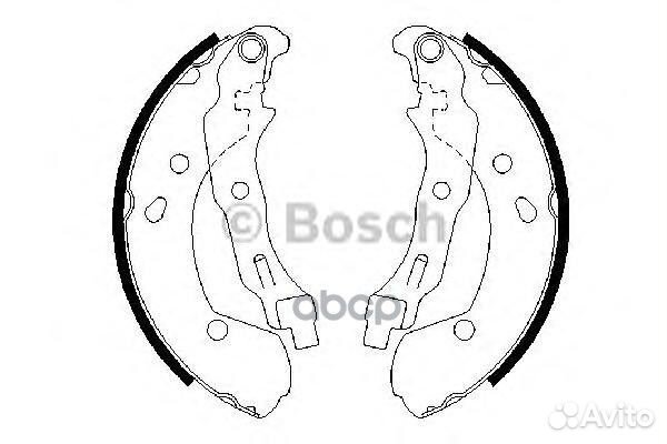 Колодки барабанные nissan micra,note 03/renau