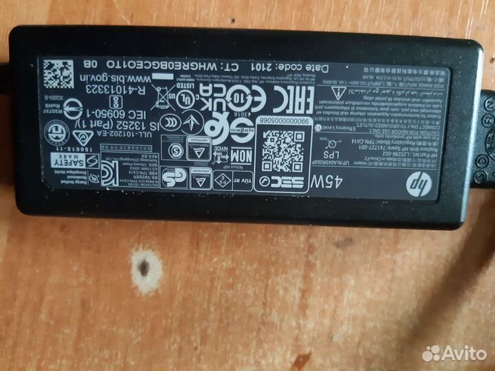З/у для ноутбука hp