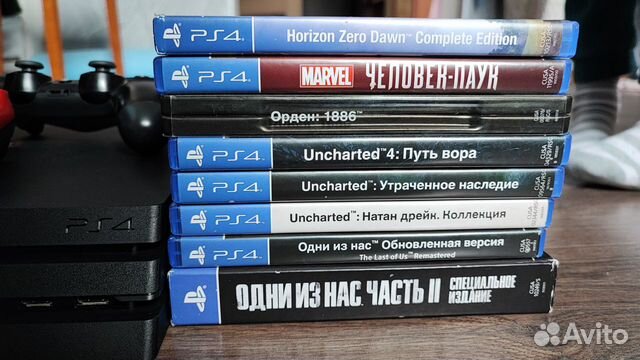 Sony playstation 4 pro 1tb с играми