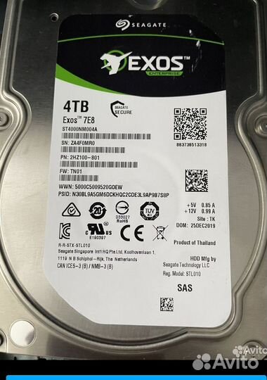 Жесткий диск Seagate 4 Tb