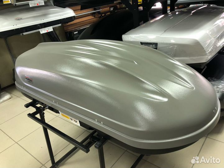 Автобокс багажник на крышу Chevrolet niva (Шевроле