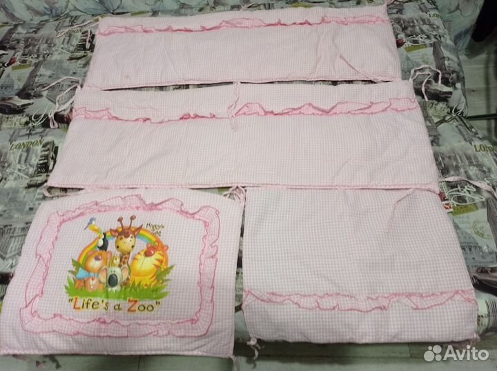 Бортики в кроватку бу