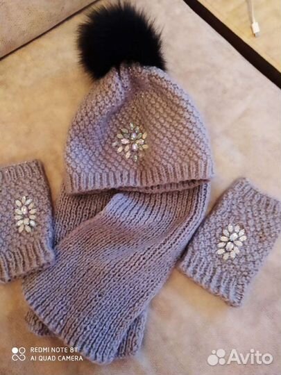 Шапка зимняя женская