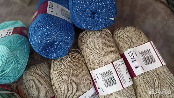 Пряжа нитки для вязания хлопок