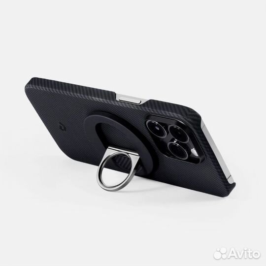 Держатель с MagSafe Pitaka MagEZ Grip черный