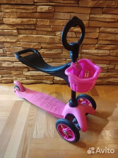 Самокат детский 2 в 1