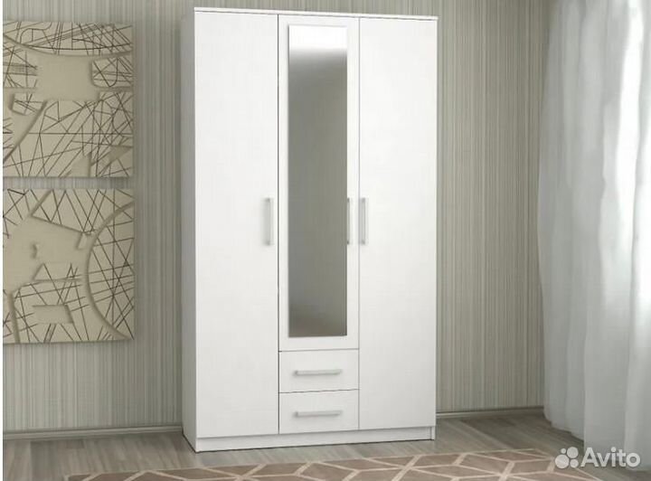 Шкаф распашной с зеркалом