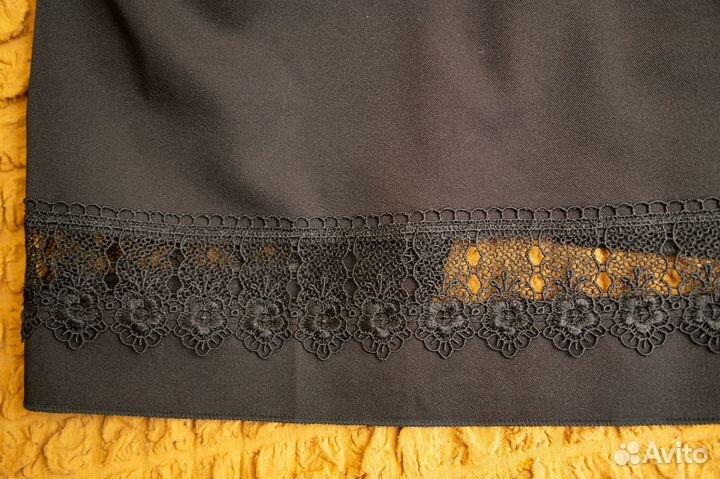 Школьный фартук черный