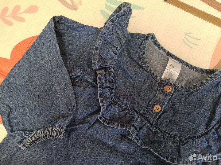 Джинсовая туника hm 86