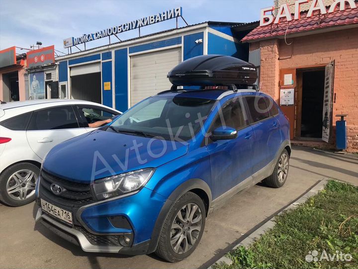 Автобокс багажник на крышу LADA Xray Cross