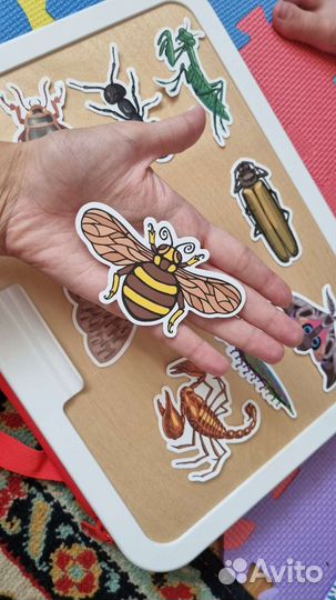 Большие наклейки насекомые