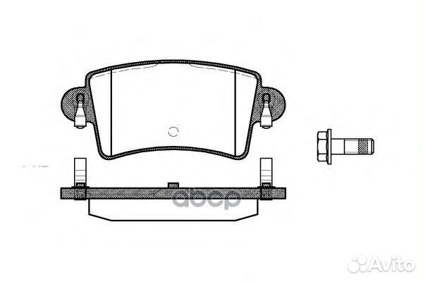 Колод.торм.зад. GDB1470/283300 Road house 2833