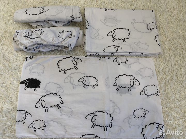 Постельное белье в детскую кроватку
