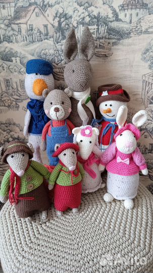 Вязаные игрушки ручной работы