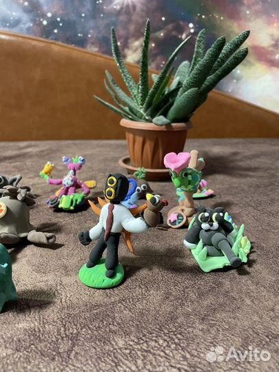 Фигурки из лёгкого пластелина