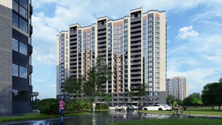 2-к. квартира, 71,7 м², 12/18 эт.