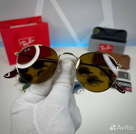 Сонцезащитные очки ray ban round metal