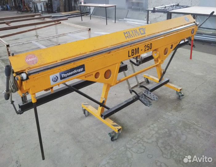 Листогиб decker 2,15 сегментный 3 сегм.балки+др.об