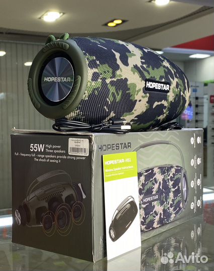 Блютуз колонка оригинал Hopestar h 51 громкая