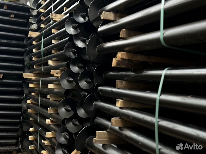 Монтаж винтовых свай