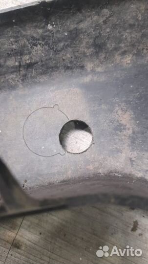 Накладка заднего бампера Peugeot 1007 С 2005 По