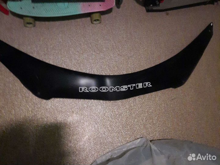 Защита на капот Шкода румстер 