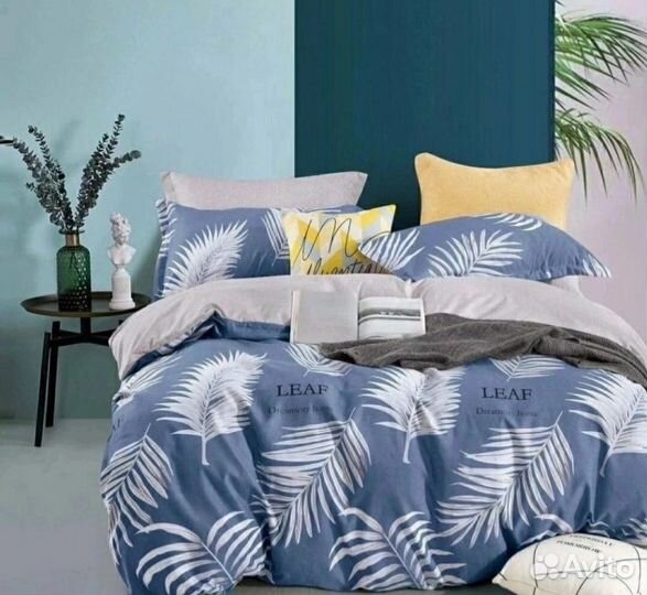 Постельное бельё сатин на резинке и без, Турция