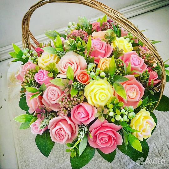 Мыло ручной работы букеты