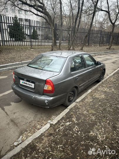 Hyundai Accent 1.5 МТ, 2002, 181 000 км