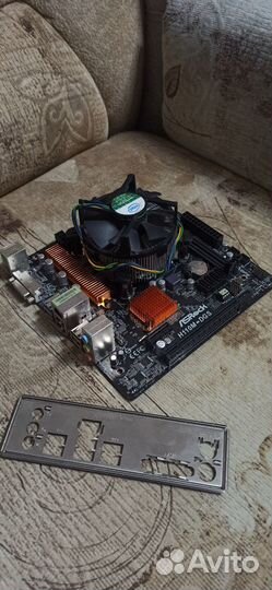 Материнская плата 1155 с процессором g4560