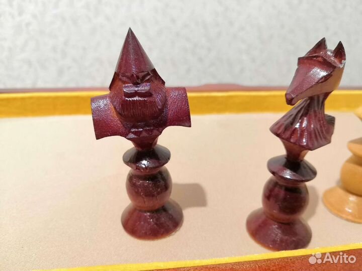 Шахматы резнве ручная работа большая доска