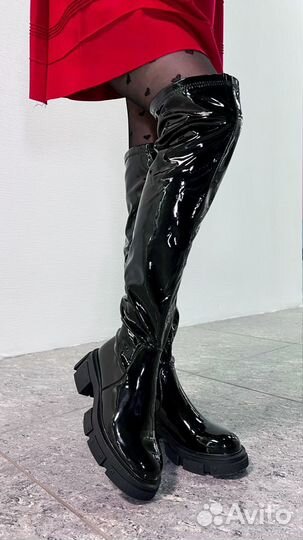 Сапоги ботфорты