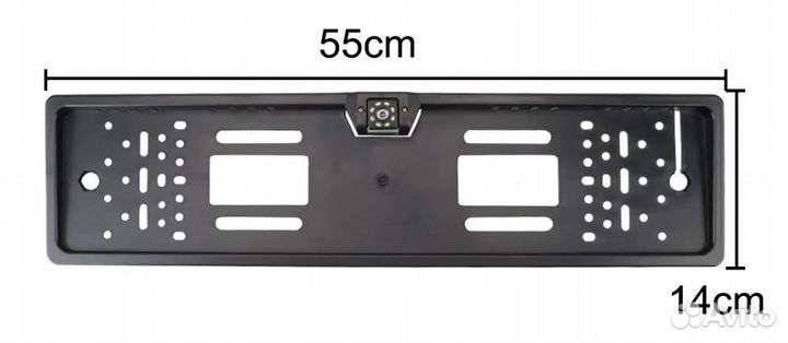 Рамка номера с камерой заднего вида