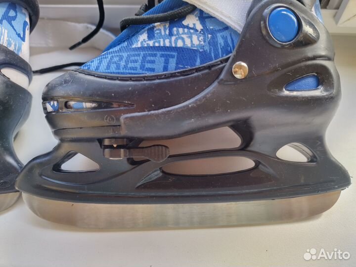 Коньки детские раздвижные р 26-29