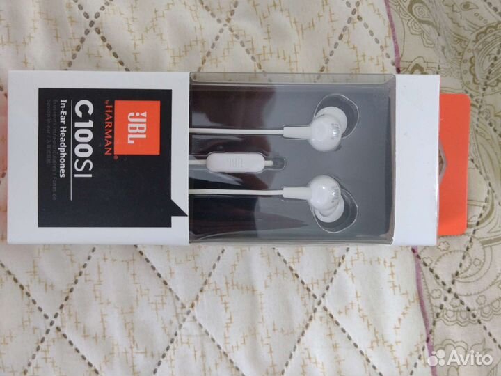 Наушники с микрофоном jbl c100si