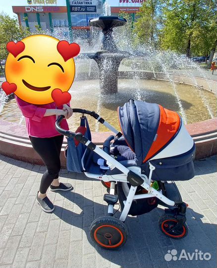 Коляска 2 в 1 adamex