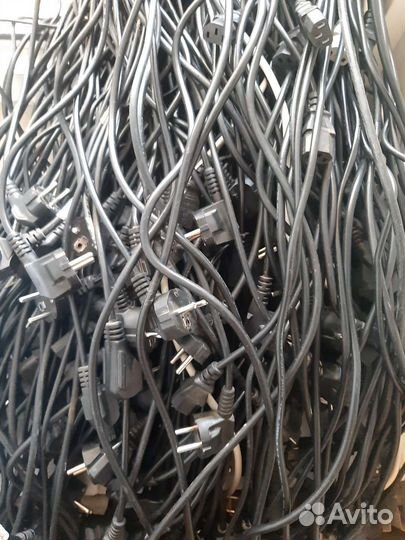 Сетевой шнур 220В, кабель питания 400шт